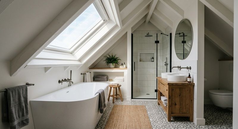 Attic Bathroom Remodeling in Flemington, NJ